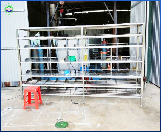 Kệ dụng cụ inox 5 tầng 304
